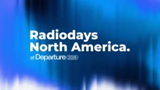 Departure + Radiodays North America — audio AI sessions official event artwork