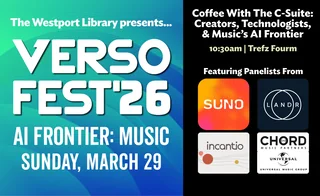 VersoFest — Creators, Technologists & Music’s AI Frontier official event artwork