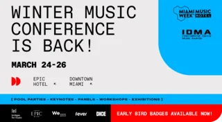 Winter Music Conference 2026 official event artwork