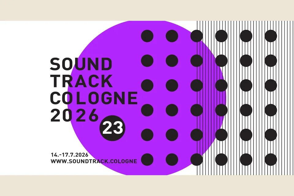 SoundTrack Cologne 23 official identity used for AI MusicCon · SoundTrack Cologne, 2026