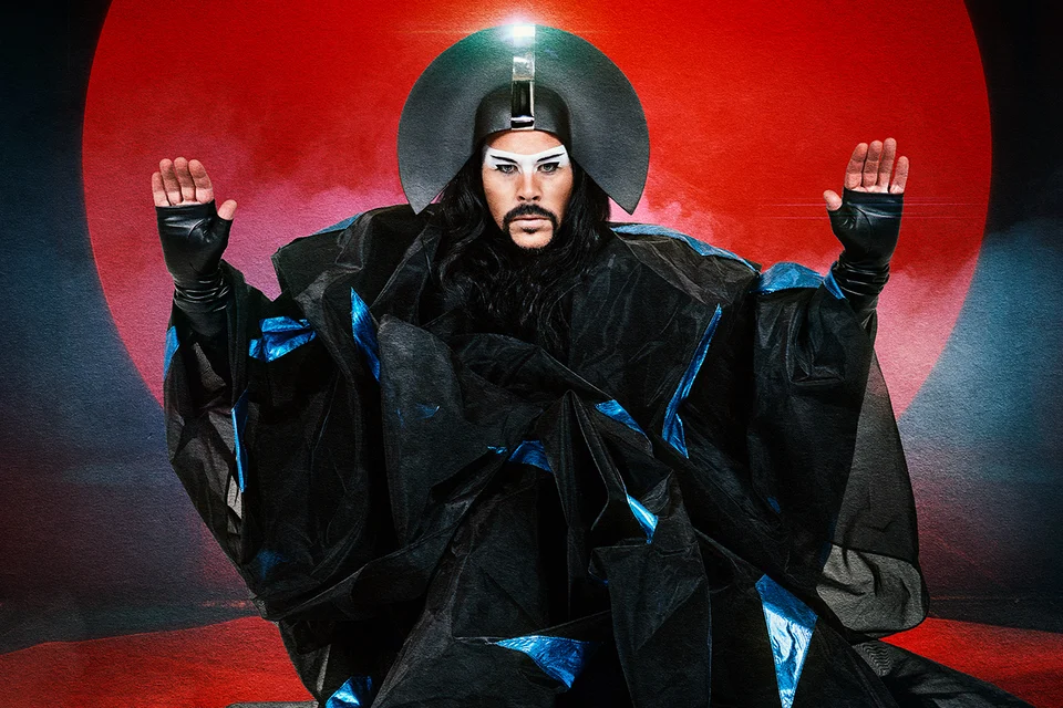 Empire of the Sun's Luke Steele · official press photograph via NME, captured 23 Aug 2026