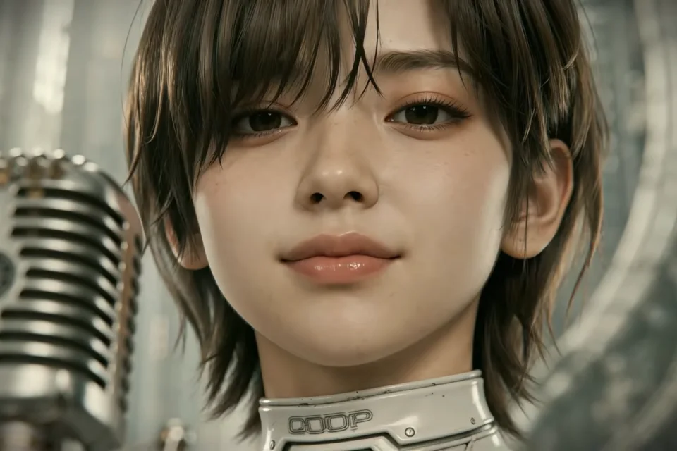 Still from the official Stellar Blade Blood Rain AI-assisted music video · Shift Up via GamesRadar, published 31 Jul 2026