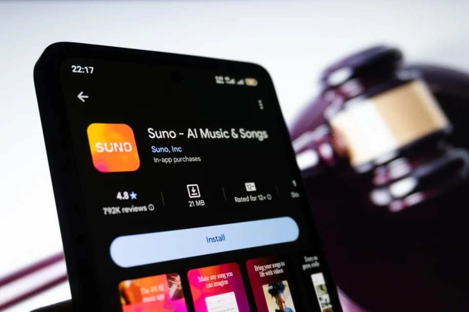 Suno mobile application · Zulfugar Graphics / Shutterstock via Music Business Worldwide, published 16 Jul 2026